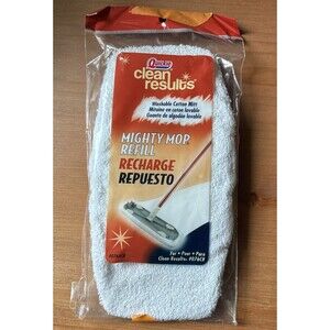 QUICKIE Clean Results MIGHTY MOP Refill Recharge Washable Cotton Mitt 0764CR